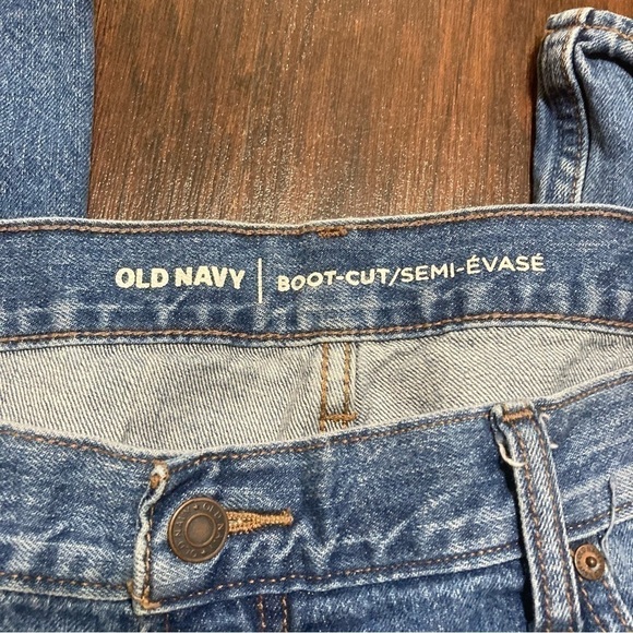 OLD NAVY JEANS boot cut 40/30 GUC - Picture 5 of 12